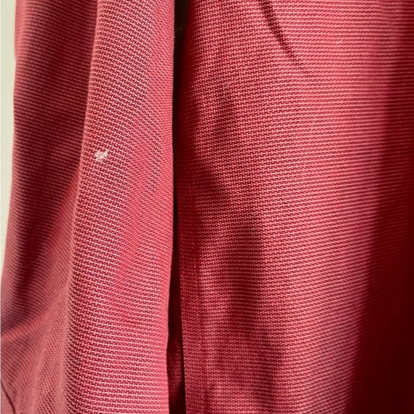 Joseph & Feiss Men’s Cranberry Red Button Up Light Dress Shirt-Size 16 32/33 - Picture 4 of 5